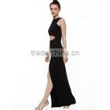 2016 Summer New Fashion Sleeveless European American Red Long Dress thumbnail-3