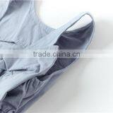 Instagram Design Sleeveless Bowtie Singlet Woven Cotton Fabric Baby Clothes thumbnail-5