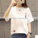 Short Sleeve T-shirt Female 2017 New Spring Summer Wear Loose Clothes thumbnail-1