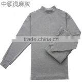Customize Middle Collar 100%cotton Mens Ladies Thermal Underwear Clothes Set thumbnail-6