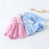 S33572W 2017 Girls Blouses & Shirts Cotton Plaids Floral Prints Blouse thumbnail-1