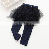 S60651B Baby Girl Culottes Leggings Gauze Pants Party Skirts Bowknot Tutu Skirts thumbnail-4