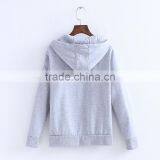 Plain Fleece Zipper Up Casual Hoodie Jacket For Men thumbnail-4