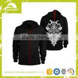 Plain Black Hoodie With Fit Male Sports for Men Custom Fashion Hoody Jacket thumbnail-1