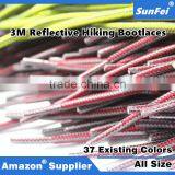 Heavy-Duty Round Safe Reflective Cord Shoelaces Bootstrings for Climbing Mountain Hiking Running - Customized Length & Color thumbnail-5