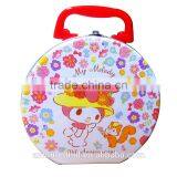 Wholesale Custom Printed Kids Tin Lunch Box With Plastic Handle thumbnail-1
