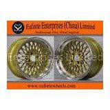 15inch Aluminum Tuning Wheels Golden Custom Euro Style Rims