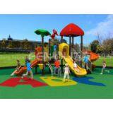 Classic Outdoor Playground Small Plastic Equipment Slide for Kid thumbnail-1