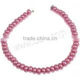 Hot Sale Glass Pearl Beads Jewelry Making Beads Bulk Bead Rondelle Rim Crow Roller Stoving Varnish Bright Rosy Pearl 948418 thumbnail-2