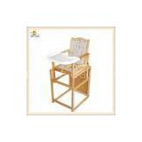 Environmental Baby Feeding Chair With Safety Belt / Desk