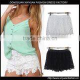 Women Fashion Asymmetrical Punk Rock Casual Party Clubwear Ladies Black Sexy Pu Leather Shorts thumbnail-1