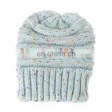 Autumn and Winter Hat Ms. Miscellaneous Color Knitted Wool Hat Outdoor Warm Hat Cap thumbnail-6