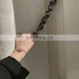 Natural Pink Stone Luck Beads Bracelet Palace Retro Fashion Bracelet thumbnail-3