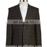 Men's Check Wool Windowpane Blazer 2016