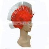 MCW-0431 Party Masquerade Synthetic Short Red and White Punk Wig for Man thumbnail-1