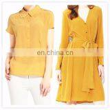 Elegant Softer Plain Color Dye Pure Silk CDC Fabric