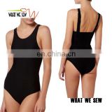 Custom sexy blank swimming suit with your logo fitness sportswear for women