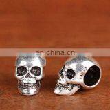 2016 Trending Product Wholesale Antique Silver 10mm Skull Beads for DIY