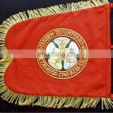 Musical Parade Banner, Band Pipe Banner, Hand Embroidered Pipe Band Banner thumbnail-1