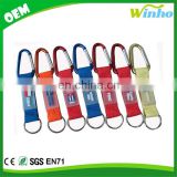 Winho short Carabiner straps with custom PVC logo