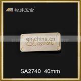 Metal Logo Metal Logo for Handbag & Leather Bag,case Metal Plate Logo for Bags thumbnail-1