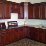 solid wood kitchen cabinet set design