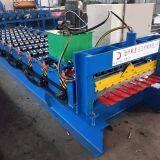 PLC Controlled Automatic Trapezoid Metal Roof IBR Sheet Roll Forming Machine for Sales thumbnail-5
