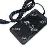 Dual Frequency LF & HF RFID Reader Writer, 125KHz& 134.2KHz and 13.56MHz, Smart Card Reader thumbnail-3