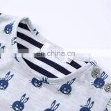 American Children Set Match Ruffle Pants High Quality Cotton Clothes Western Teen Girl Boutique Outfit thumbnail-3