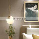 Decorative Gold Metal Chandelier Designer Glass Globe Pendant Lamp thumbnail-2