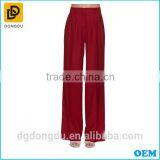 Fashion Casual Design Custom Wholesale Cheap Lady Loose Trousers thumbnail-4