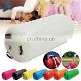 Yoga Home Gymnastics Exercise Training Air Track Roller Cylinder Cheap Prices Black Gymnastics Fitness DWF Inflatable Air Barrel thumbnail-2
