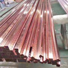 Embossed Copper Plating Antique Bronze Color Stainless Steel Pipe for Gate Guardrail thumbnail-4