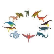 New Design Small Dinosaur Set Plastic Animal Toys Collection TPR Dinosaur Set Juguet For Kids Education Dinosaur Set thumbnail-3