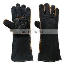 Blue Promotional Good Quality Safety Glove Mining Working Gloves Welding Gloves thumbnail-3