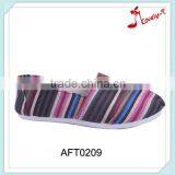 Popular Multicolor Latest Design Lady Elegant Canvas Flat Shoes thumbnail-1