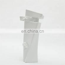 Modern Nordic Geometric Solid Black White Color Living Room Decoration Ceramic Vase thumbnail-5