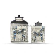 European Porcelain Horse Decoration Vase Luxury Home Accessories thumbnail-3