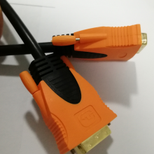 OEM & Stock Wholesale DVI Cable High Quality Gold Plated 24+1 DVI Male To Male Cable for Computer TV Projector HD5008 thumbnail-2