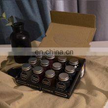 Toxin Paraben Phthalate Free Clean-burning Soft and Smooth Soy Wax Clear Matte Amber Jar With Handle Scented Fragrance Candle thumbnail-5