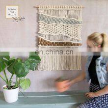 Artilady Hand-woven Colour Tapestry Macrame Wall Hanging Art Woven Bohemian Crafts Decoration Gorgeous Tapestry For Home Bedroom thumbnail-2