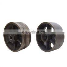 Custom Black Antique Industrial Agricultural Heavy Duty Cast Iron Wheel thumbnail-3