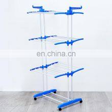 Foldable Houseware Stainless Steel Clothes Coats Towels Shirts Scarves Electric Clothes Foldable Drying Rack thumbnail-1