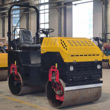 Hydraulic double drive type steel roller drum type vibrating compaction machine asphalt spreading compaction machine