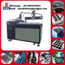 Two components glue dispensing and potting machine for electronic sensors