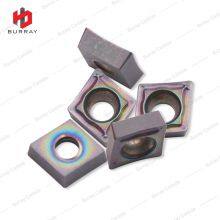 Single-sided CCMT060204-SM Turning Inserts for Semi Finishing and Finishing Positive Rake Low Cutting Forces thumbnail-3