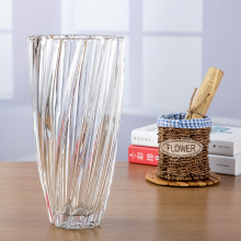 Wholesale Household Cheap Clear Elegant Cylinder Customized Glass Vase For Decoration thumbnail-4