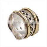 925 Silver Brass Copper Hammer Ring,925 Sterling Silver Jewelry Wholesale thumbnail-1