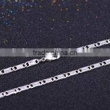 2015 Wholesale Fashion Jewelry Rhodium Plated Cheap Short Chain Necklace thumbnail-4