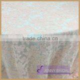 TL040G 132" Round Table Cover Wholesale Cord Lace Wedding Table Overlay thumbnail-3